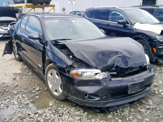 2G1WL15C569274649 - 2006 CHEVROLET MONTE CARL BLACK photo 1