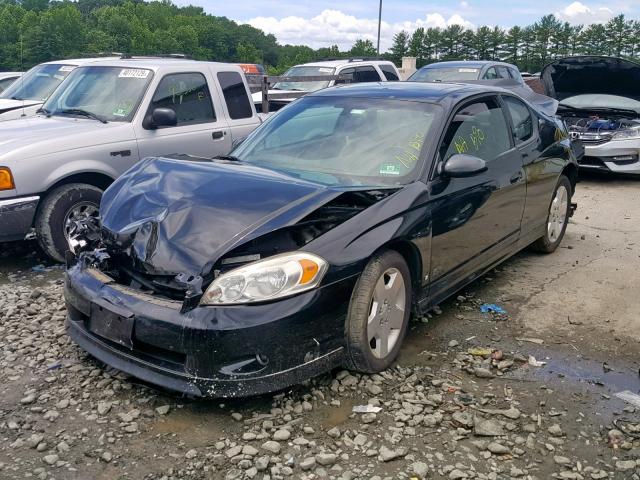 2G1WL15C569274649 - 2006 CHEVROLET MONTE CARL BLACK photo 2