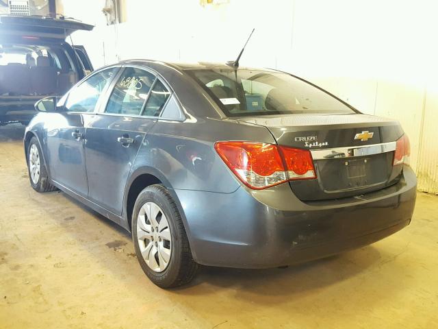 1G1PA5SH6D7142919 - 2013 CHEVROLET CRUZE LS GRAY photo 3