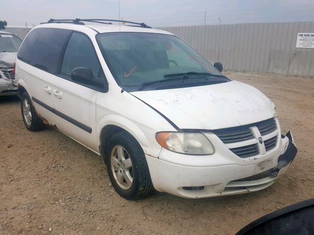 1D4GP45R75B215222 - 2005 DODGE CARAVAN SX WHITE photo 1