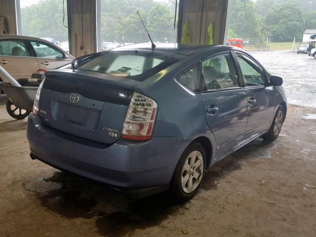 JTDKB20UX77556030 - 2007 TOYOTA PRIUS BLUE photo 4