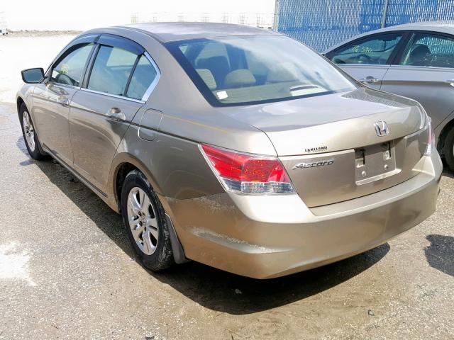 1HGCP26489A074564 - 2009 HONDA ACCORD LXP GOLD photo 3