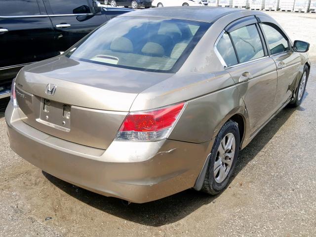 1HGCP26489A074564 - 2009 HONDA ACCORD LXP GOLD photo 4