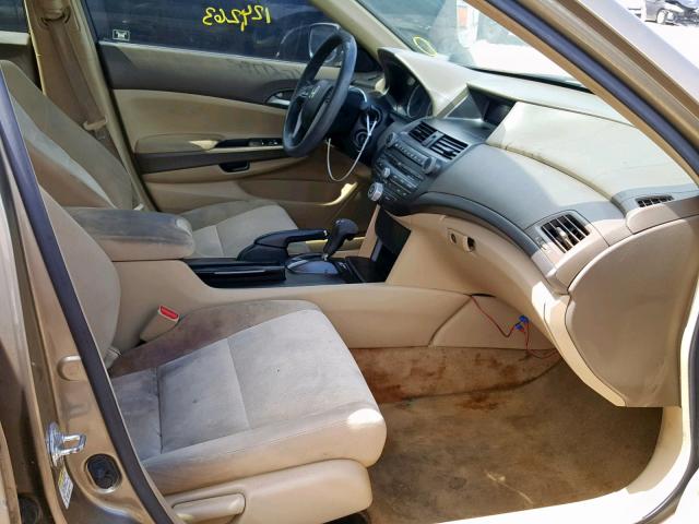 1HGCP26489A074564 - 2009 HONDA ACCORD LXP GOLD photo 5