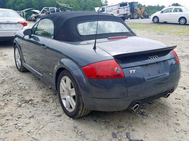 TRUUF28N841019655 - 2004 AUDI TT 3.2 GRAY photo 3