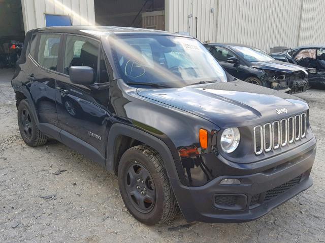 ZACCJAABXHPE48932 - 2017 JEEP RENEGADE S BLACK photo 1