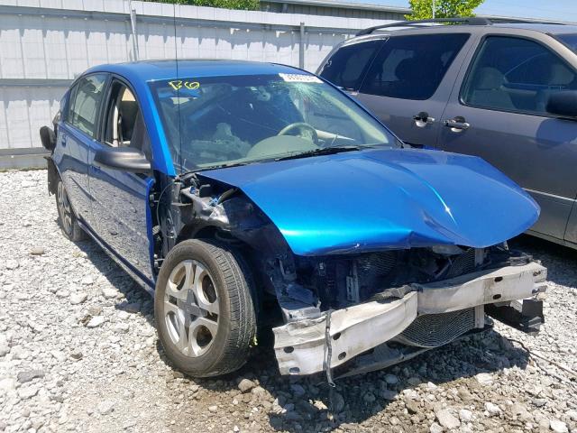 1G8AL52F03Z157984 - 2003 SATURN ION LEVEL BLUE photo 1