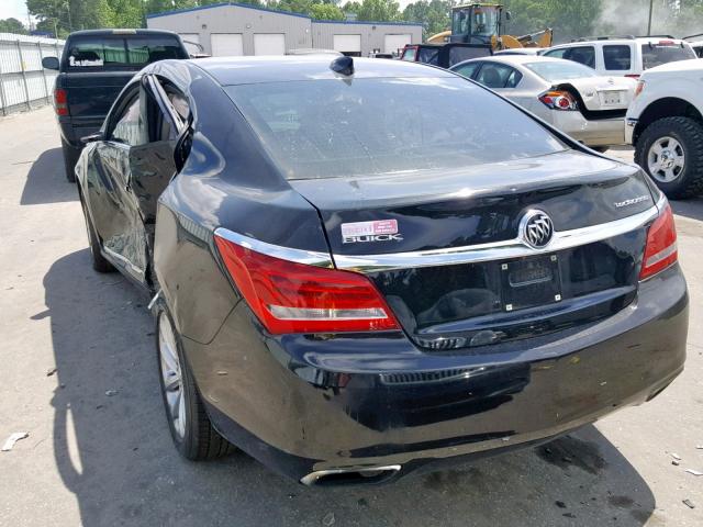 1G4GA5G35GF254945 - 2016 BUICK LACROSSE BLACK photo 3