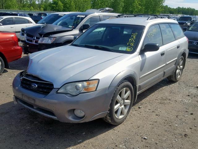 4S4BP61C077345980 - 2007 SUBARU LEGACY OUT SILVER photo 2