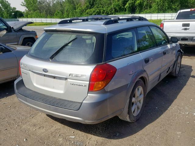 4S4BP61C077345980 - 2007 SUBARU LEGACY OUT SILVER photo 4