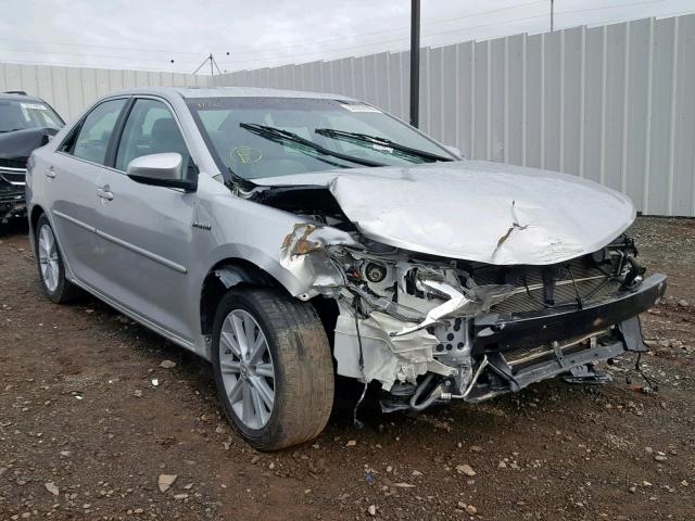 4T1BD1FK4CU008168 - 2012 TOYOTA CAMRY HYBR SILVER photo 1