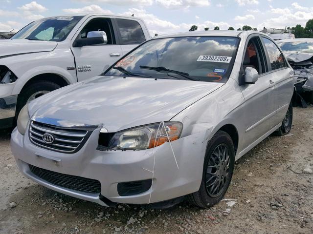 KNAFE221495589080 - 2009 KIA SPECTRA EX SILVER photo 2