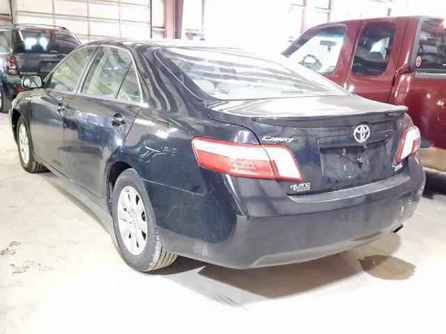 4T1BB46K29U105305 - 2009 TOYOTA CAMRY HYBR BLACK photo 3