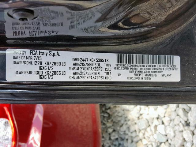 ZFBERFBT4F6A83787 - 2015 RAM PROMASTER 黑色 照片 10