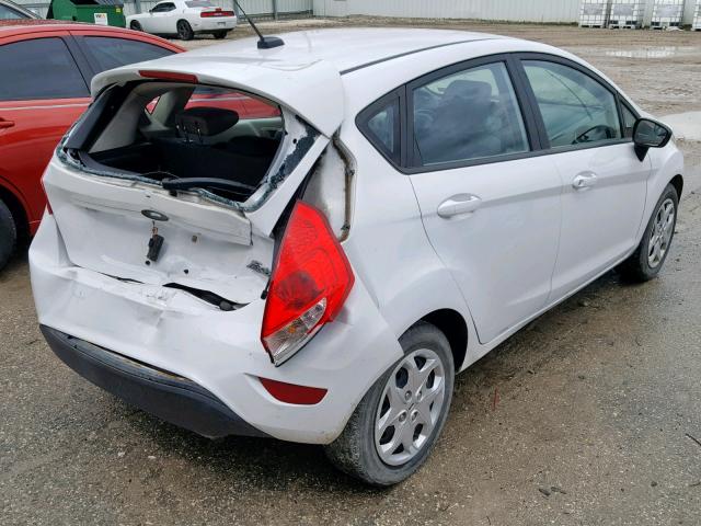 3FADP4TJ8DM215403 - 2013 FORD FIESTA S WHITE photo 4