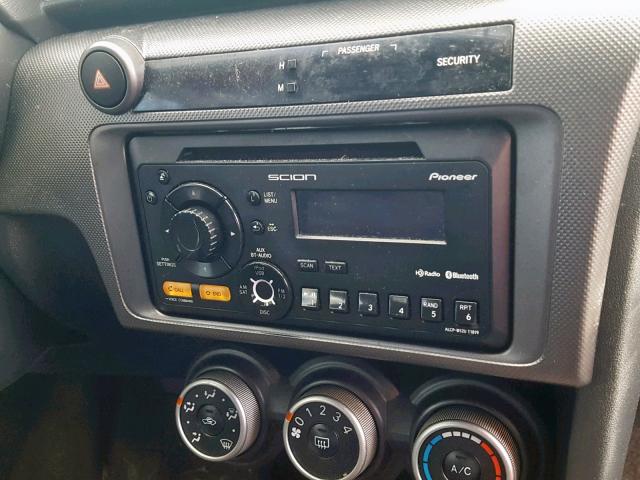 JTKJF5C73C3039900 - 2012 TOYOTA SCION TC ნაცრისფერი ფოტო 9