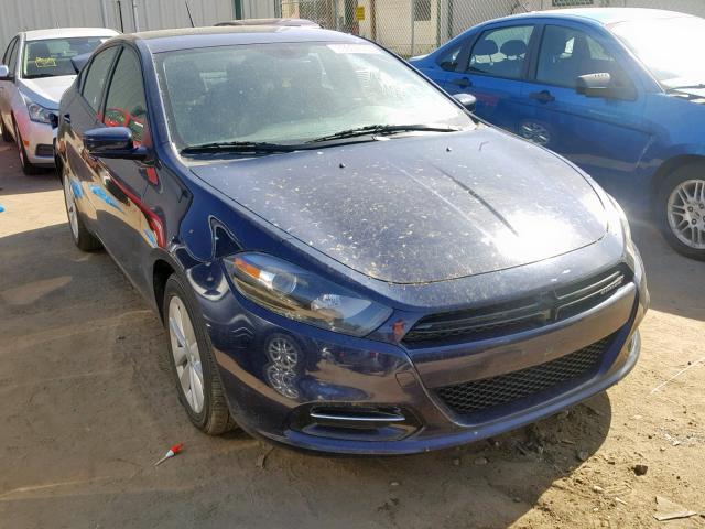 1C3CDFBB5ED913862 - 2014 DODGE DART SXT BLUE photo 1