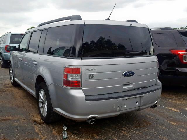 2FMGK5B83EBD15160 - 2014 FORD FLEX SE SILVER photo 3