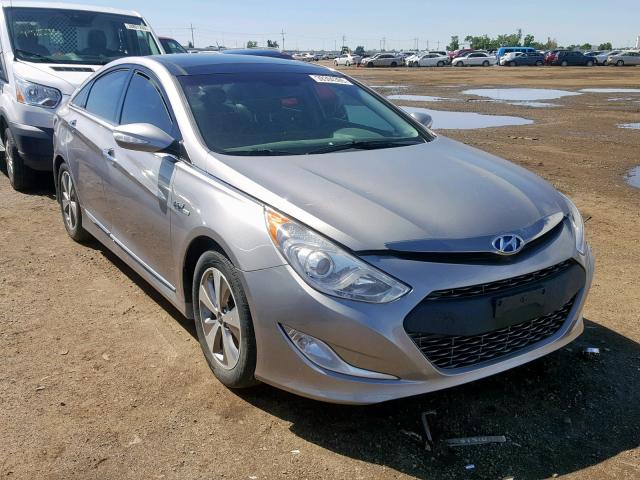 KMHEC4A48CA021064 - 2012 HYUNDAI SONATA HYB SILVER photo 1