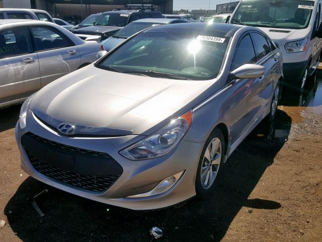 KMHEC4A48CA021064 - 2012 HYUNDAI SONATA HYB SILVER photo 2