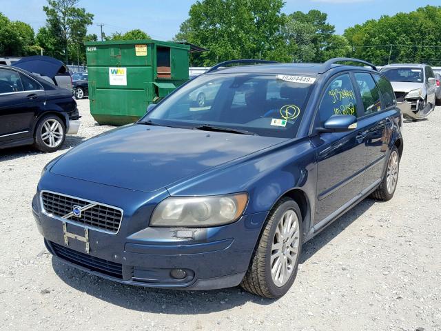 YV1MW682152089690 - 2005 VOLVO V50 T5 BLUE photo 2