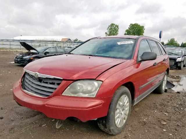 2A4GM48466R716766 - 2006 CHRYSLER PACIFICA RED photo 2