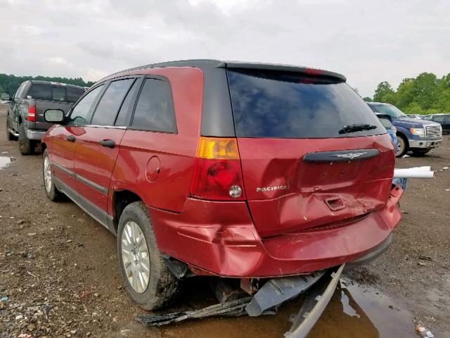 2A4GM48466R716766 - 2006 CHRYSLER PACIFICA RED photo 3