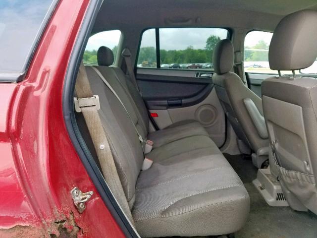 2A4GM48466R716766 - 2006 CHRYSLER PACIFICA RED photo 6