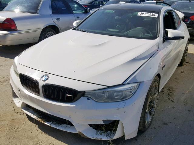 WBS3R9C51FK330055 - 2015 BMW M4 WHITE photo 2