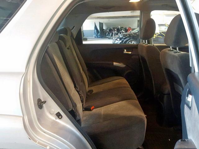 KNDJE723177348543 - 2007 KIA SPORTAGE E SILVER photo 6