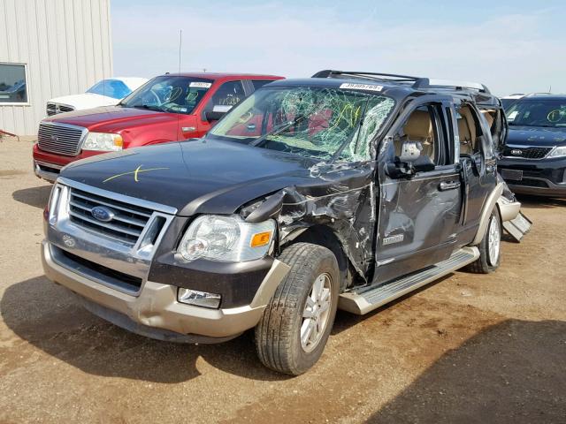 1FMEU64E96UA02121 - 2006 FORD EXPLORER E GRAY photo 2