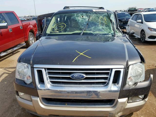 1FMEU64E96UA02121 - 2006 FORD EXPLORER E GRAY photo 7