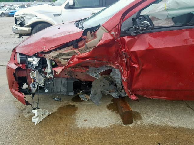 1G1JA5SH2C4115903 - 2012 CHEVROLET SONIC LS BURGUNDY photo 9