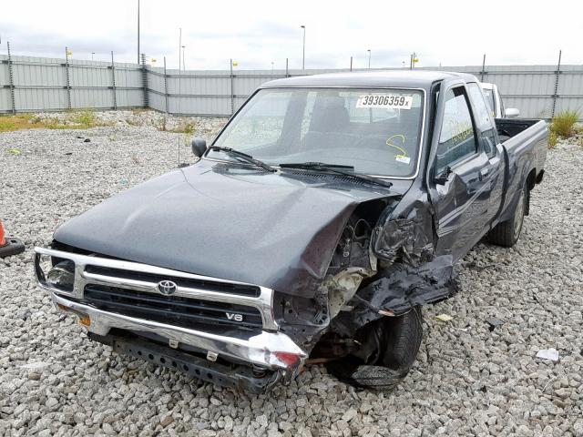 JT4VN93D9N5029498 - 1992 TOYOTA PICKUP 1/2 GRAY photo 2