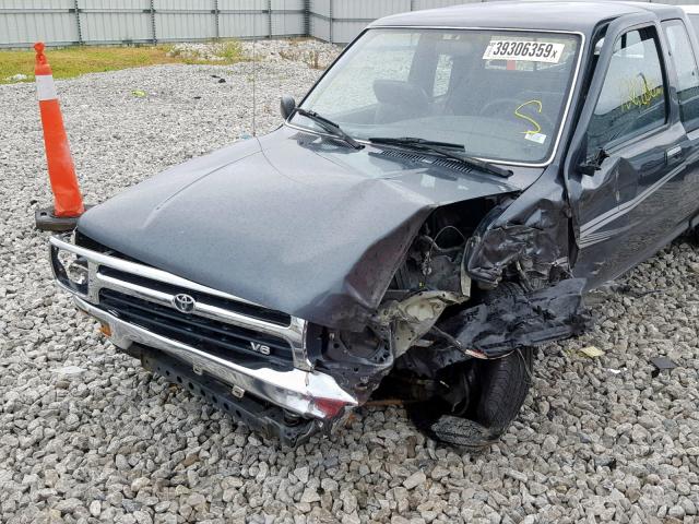 JT4VN93D9N5029498 - 1992 TOYOTA PICKUP 1/2 GRAY photo 9