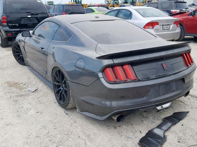 1FA6P8CF3H5265214 - 2017 FORD MUSTANG GT GRAY photo 3