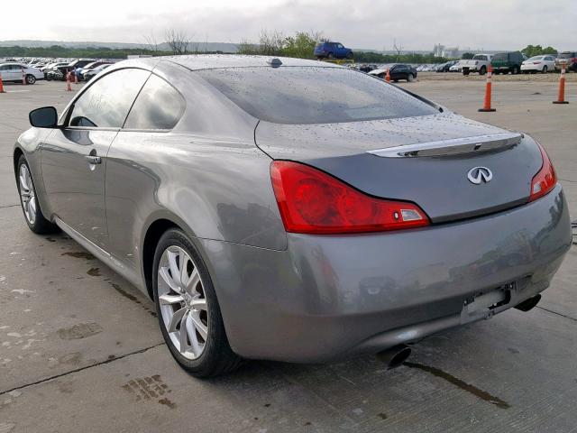 JN1CV6EK5BM214122 - 2011 INFINITI G37 BASE CHARCOAL photo 3