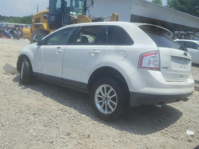 2FMDK38C59BA60777 - 2009 FORD EDGE SEL WHITE photo 3