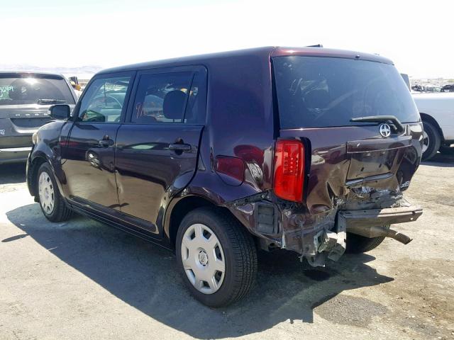 JTLKE50E281029979 - 2008 TOYOTA SCION XB 栗色 照片 3