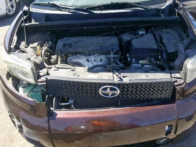 JTLKE50E281029979 - 2008 TOYOTA SCION XB 栗色 照片 7