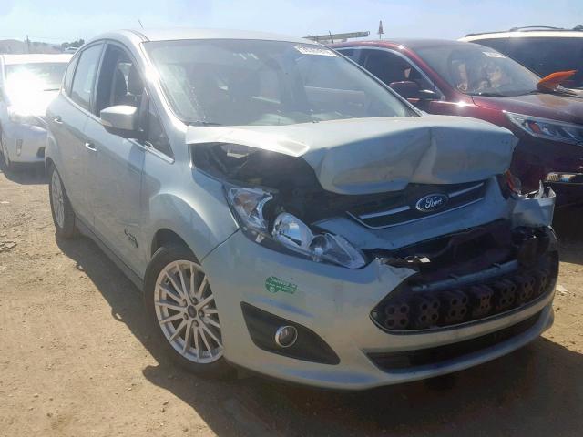 1FADP5CU5EL507156 - 2014 FORD C-MAX PREM GREEN photo 1