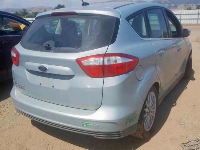 1FADP5CU5EL507156 - 2014 FORD C-MAX PREM GREEN photo 4