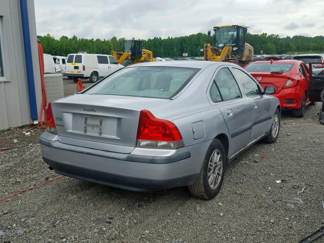 YV1RS61T642325253 - 2004 VOLVO S60 GRAY photo 4