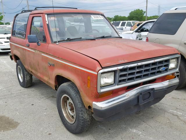 1FMCU12T3JUA68619 - 1988 FORD BRONCO II MAROON photo 1