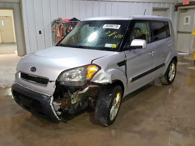 KNDJT2A22B7324021 - 2011 KIA SOUL + SILVER photo 2