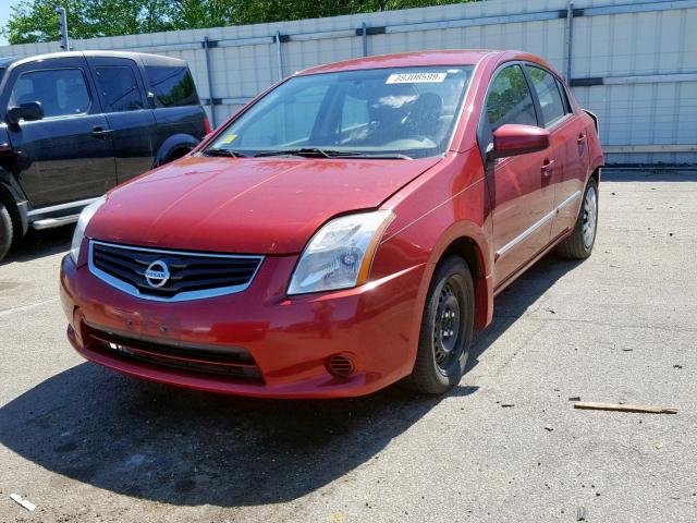 3N1AB6AP5CL640583 - 2012 NISSAN SENTRA 2.0 RED photo 2