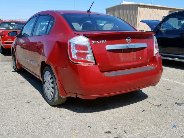 3N1AB6AP5CL640583 - 2012 NISSAN SENTRA 2.0 RED photo 3