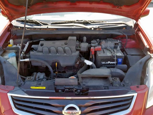 3N1AB6AP5CL640583 - 2012 NISSAN SENTRA 2.0 RED photo 7