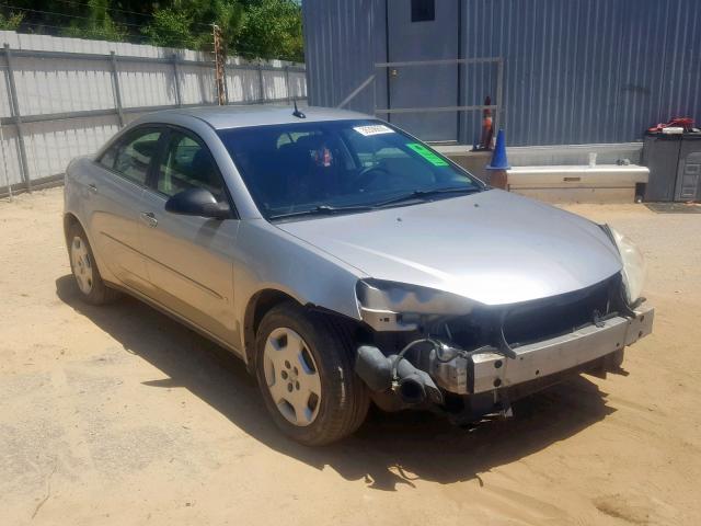 1G2ZF57B584167179 - 2008 PONTIAC G6 VALUE L SILVER photo 1