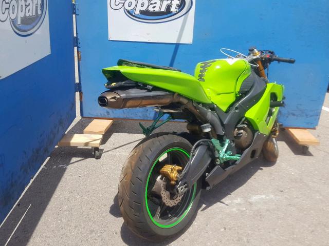 JKBZXJC146A030995 - 2006 KAWASAKI ZX636 C1 GREEN photo 4